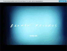 Tablet Screenshot of brokenrecordsband.com